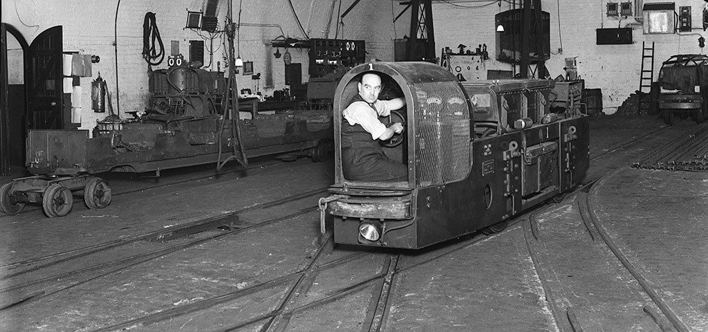 Atracción de tren en Postal Museum Atracción de tren en Postal Museum