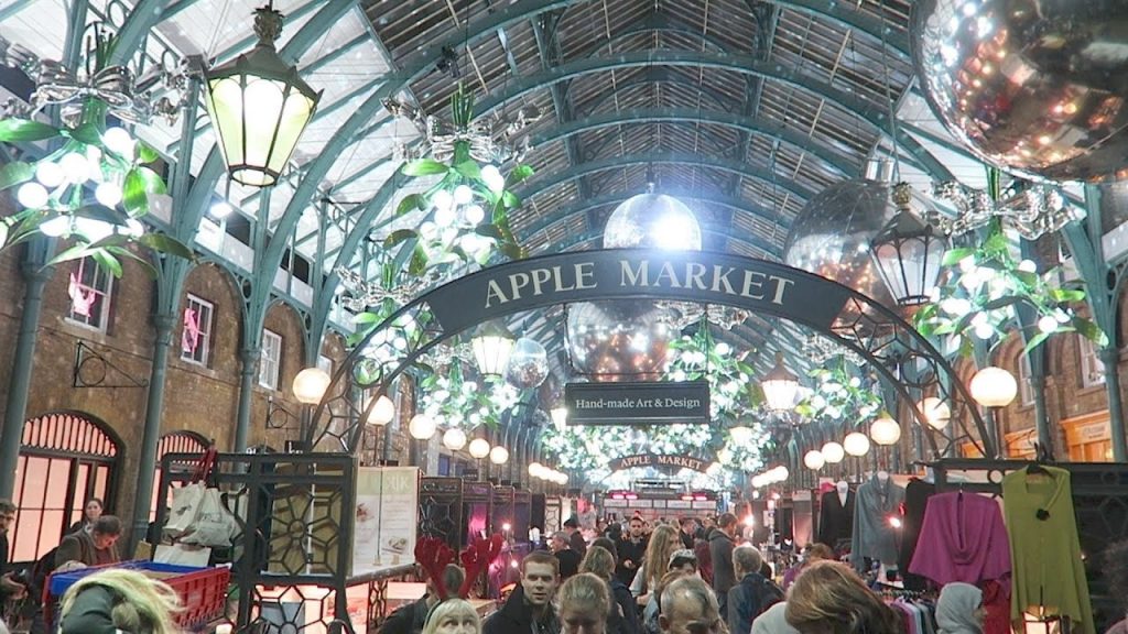 Diciembre en Londres Mercado de Covent Garden, Londres